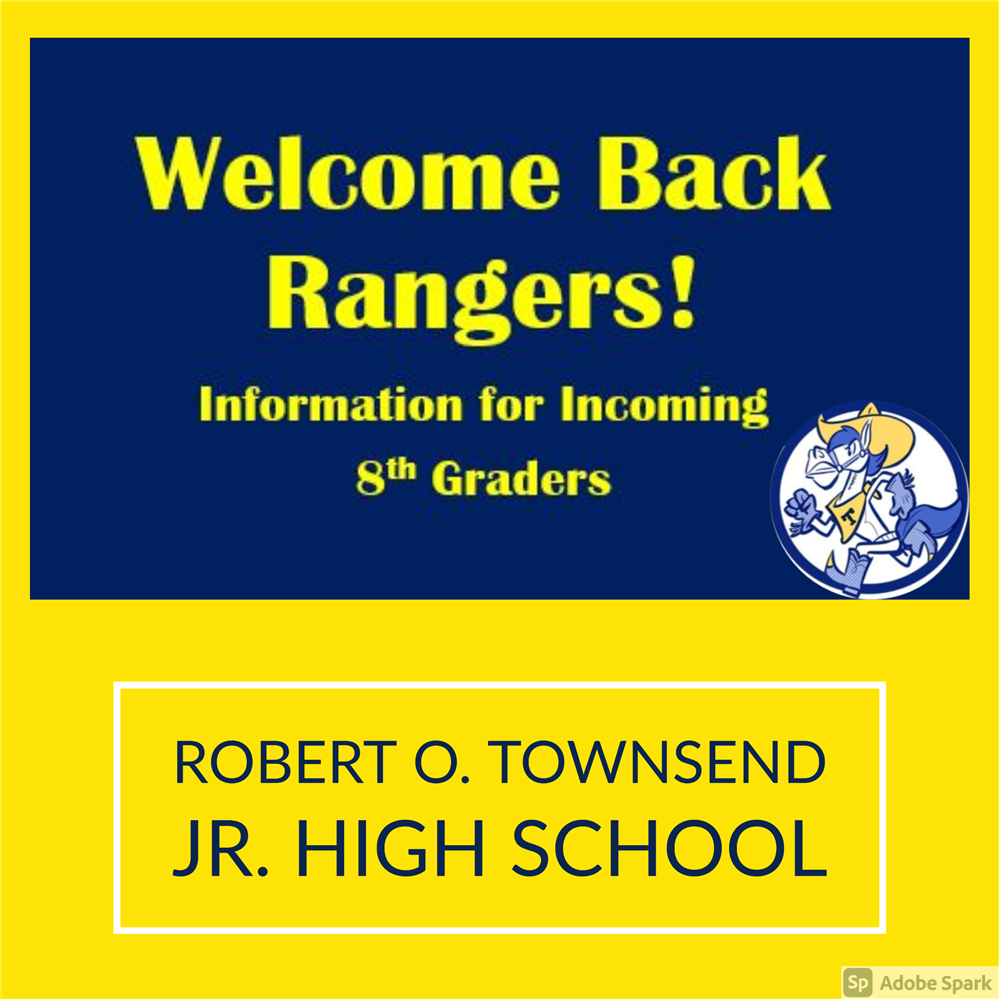  Welcome Back 8th graders
